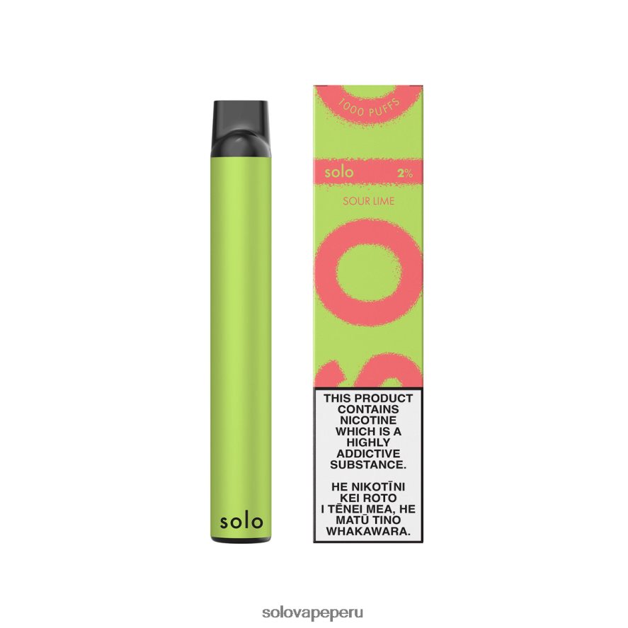 Solo vaporizador desechable lima agria TR068418 | Solo Cigarrillo